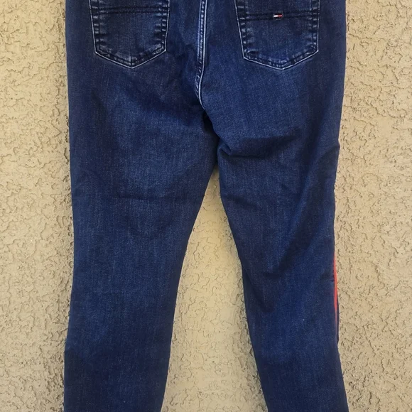 Tommy Hilfiger Red Stripe Signature Jeans - Picture 7 of 10